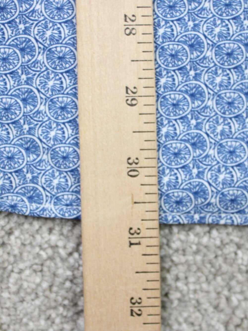 UNTUCKit Mondello AOP Shirt Mens 2XL XXL Blue Wheels All Over Print Short Sleeve - Picture 11 of 12